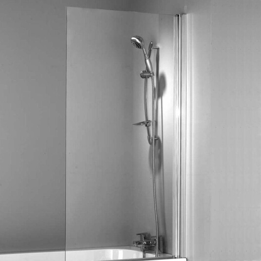 Sanipro vegg Safe Collection 75 Laminert Krom / 75cm Glass SA 10098
