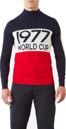 We Norwegians Champion zipup sweater M blå herre