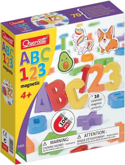 Quercetti Magneter: ABC og 123