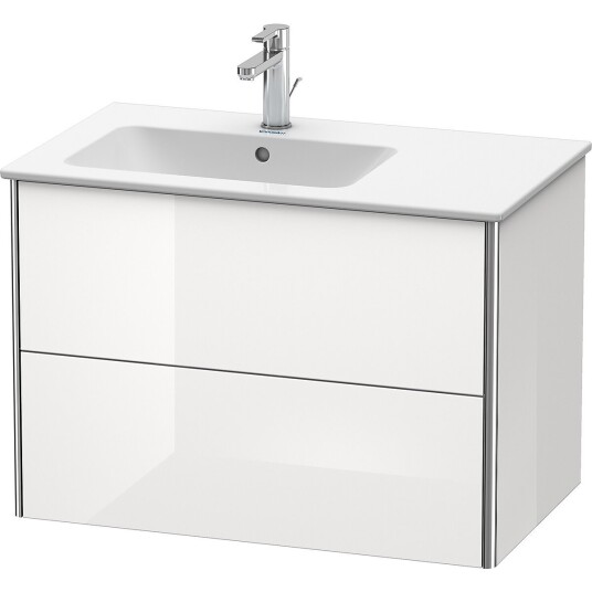 Duravit Xsquare Servantskap m/2 skuffer 810x560x478 mm Hvit Høyglans