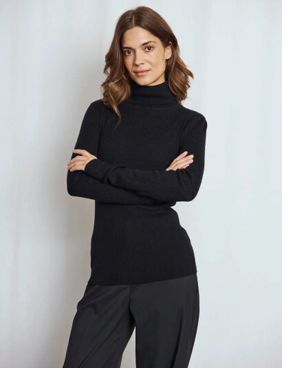 Bruun & Stengade Bs Hege Regular Fit Knitwear - Black - XS Bruun & Stengade Bs Hege Regular Fit Knitwear - Black - XS