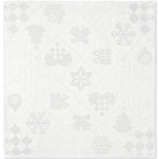 Juna Natale stoffserviett 45x45 cm offwhite