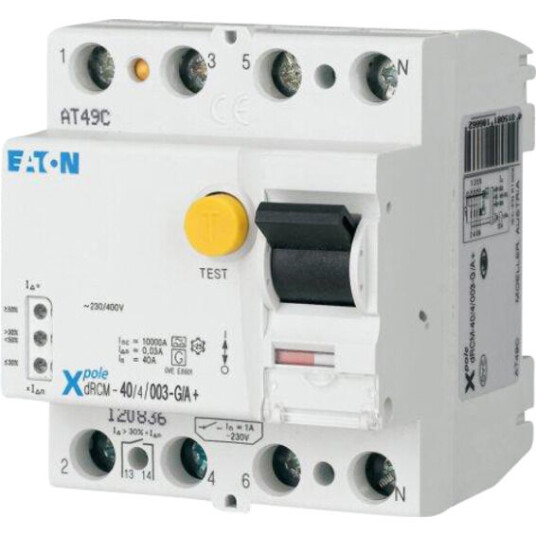 Eaton Digital Jordfeilbryter 25A 4p 30mA 10mS FRCDM - 1664163