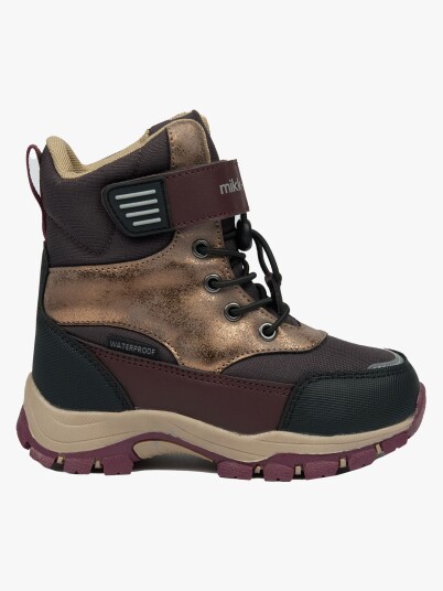 Mikk Line Raisin Winter Støvler Tex Borrelås 30
