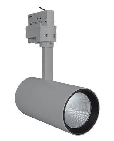 Ledvance Track Sp D75 25 W 4000 K 90Ra Nfl Gy Spotlight På Skinne 1 Ampuller 1900 Lm 220-240 V Grå