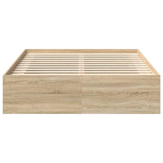 vidaXL Sengeramme sonoma eik 135x190 cm 8721012158665