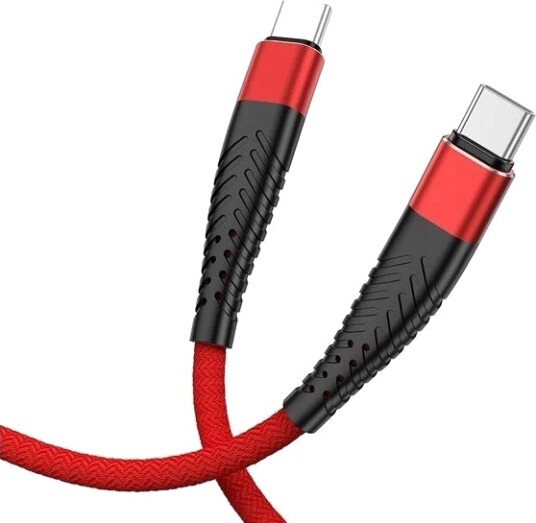 Usb-Kabel Vega Usb-C Til Usb-C 1 M Rød Usb-Kabel Vega Usb-C Til Usb-C 1 M Rød