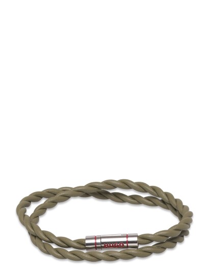HUGO E Doublebraid4 Bra   Silver   ONE SIZE