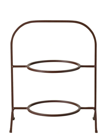 Costa Nova Tallerkenstativ 2 Niveauer - Brown - ONE SIZE