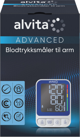 Alvita Advanced Blodtrykksmåler Arm 1 stk.