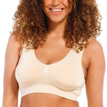 Magic BH Comfort Bra Beige nylon Medium Dame Magic BH Comfort Bra Beige nylon Medium Dame