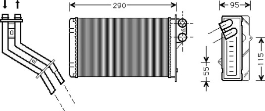 Varmeapparat register DIEDERICHS DCM1209