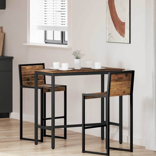 vidaXL bord Gammelt tre 100 x 50 x 90,5 cm Konstruksjonsvirke og stål