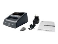 Safescan 185-S Forfalskningsdetektor automatisk EUR GBP USD SGD HKD CNY JPY MYR svart Safescan 185-S Forfalskningsdetektor automatisk EUR GBP USD SGD HKD CNY JPY MYR svart
