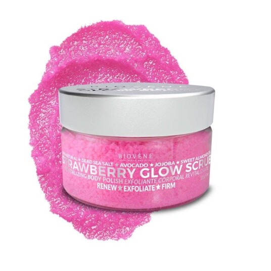 Biovène Strawberry Glow Scrub Revitalizing Body Polish 200g