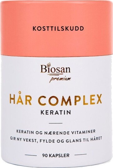Biosan hår complex keratin 90 kapsler Biosan hår complex keratin 90 kapsler