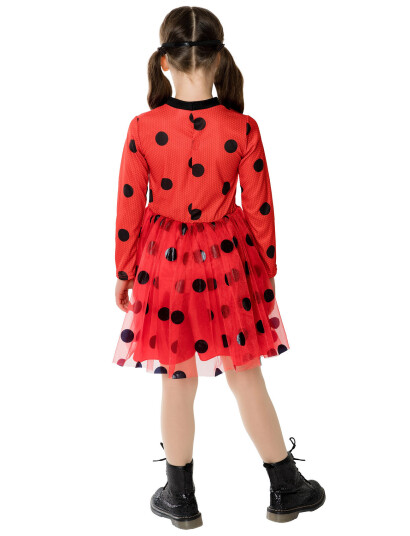 Ladybug Miraculous Ladybug Classic Tutu-Dress Costume - Red - 7-8Y Ladybug Miraculous Ladybug Classic Tutu-Dress Costume - Red - 7-8Y