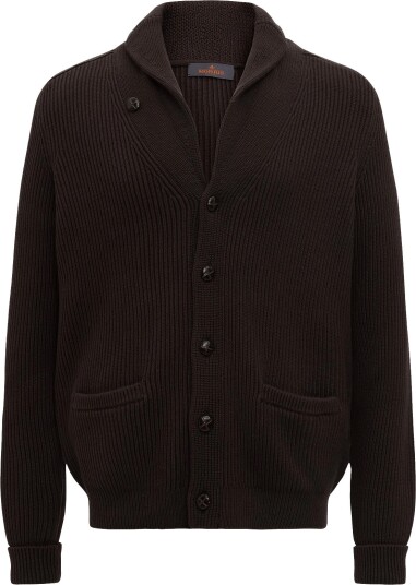 Morris Brayden Shawl Cardigan BROWN XXL