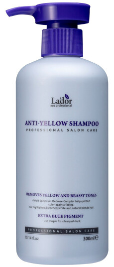 La'dor Anti Yellow Fargeshampoo 300 ml - Nøytraliserer Gulbleket Hår La'dor Anti Yellow Fargeshampoo 300 ml - Nøytraliserer Gulbleket Hår