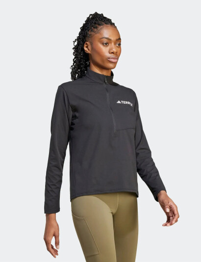 adidas Terrex W Mt Halfz Ls T - Black - S