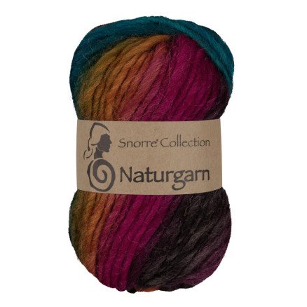 Viking Garn Snorre Naturgarn 656 - Multi Lilla/Jade
