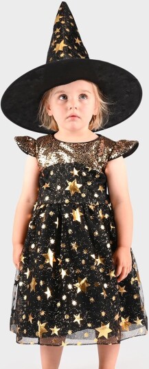 Den Goda Fen Kostymer Dress Heks Den Goda Fen 6-8 år (116-128) Kostymer Svart F77748-NC