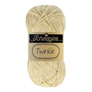 Scheepjes Twinkle Garn Glimmer 938 Lys Gull