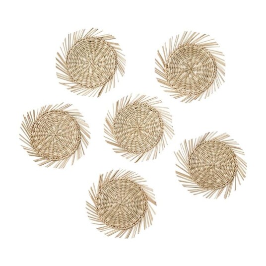 Affari Sunny Glassbrikker Natur 6stk Affari Sunny Glassbrikker Natur 6stk
