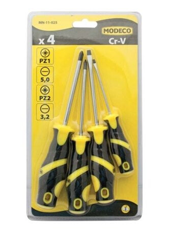 Modeco Fitting Screwdrivers 4 Pcs Mn-11-025