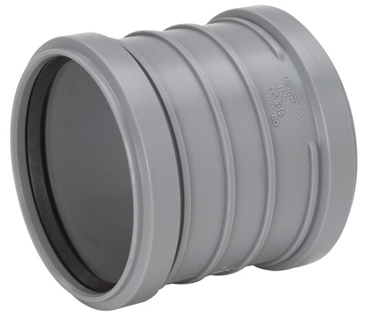 Uponor 3002600421 Skyvemuffe 75 mm Innendørsavløp