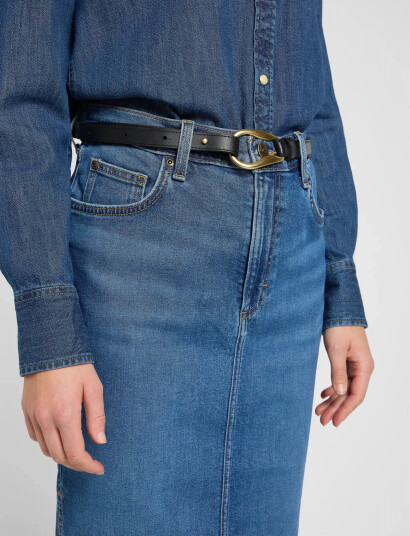 Lee Jeans Loop Belt - Black - 80 Lee Jeans Loop Belt - Black - 80