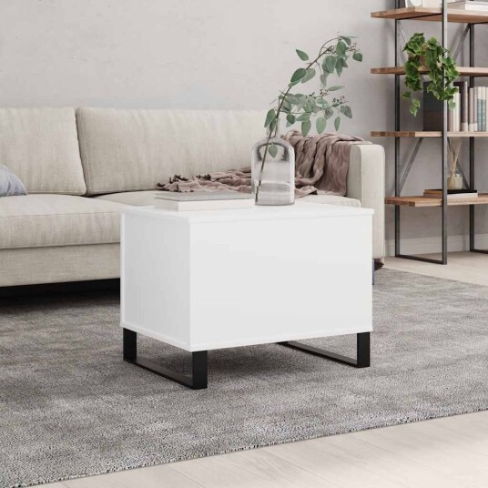 Salongbord hvit 60x44,5x45 cm konstruert tre 8721012112674