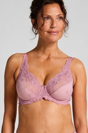 Hunkemöller Uvattert bh med bøyle Diva Rosa