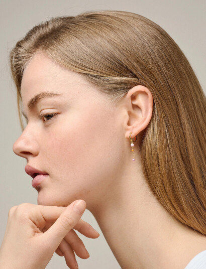 Enamel Copenhagen Hoops Lola Bold Gold ONE SIZE Enamel Copenhagen Hoops Lola Bold Gold ONE SIZE