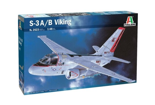 Italeri 1:48 S-3A/B Viking Modellbyggesett for Luftfartøy