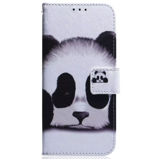 INCOVER Google Pixel 8 Deksel i Kunstskinn med Lommebok og Trykk - Panda