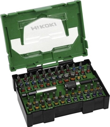 Hikoki 40030024 Bitsett T-Profil, Slisse, Phillips Kryss, Pozidriv Kryss, Sekskant Inkl. Bitholder Hikoki 40030024 Bitsett T-Profil, Slisse, Phillips Kryss, Pozidriv Kryss, Sekskant Inkl. Bitholder