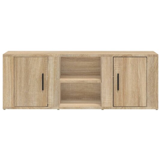 TV benk sonoma eik 100x31,5x35 cm konstruert tre TV benk sonoma eik 100x31,5x35 cm konstruert tre