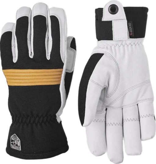 Hestra Couloir 5 Finger Black/Offwhite 6