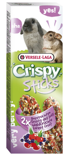 Crispysticks Kaniner-Shinchillaer Skogsfrukt 2-Pk.