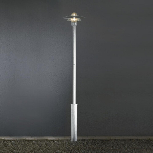 Konstsmide Modena stolpe 225 cm - Galvanisert stål
