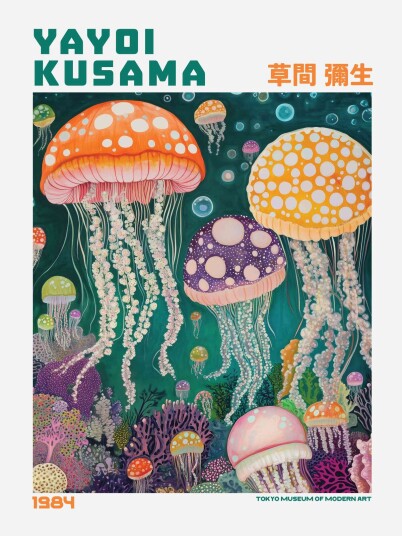 Namly Design Plakat Yayoi Kusama Maneter POSTER6JCRPD
