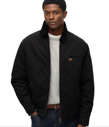 Superdry Cotton Canvas Ranch Jkt - Navy - S