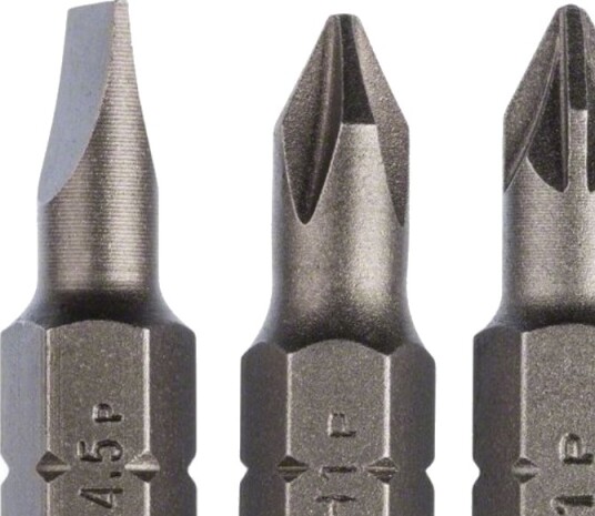 Bosch Accessories 2609255973 Bitsett 3 Deler Kryssspor Philips, Pozidriv