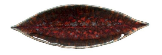Costa Nova Riviera asjett laurbær 18x5,7 cm granat/svart Costa Nova Riviera asjett laurbær 18x5,7 cm granat/svart
