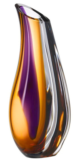 Kosta Boda Orchid vase 370 mm Lilla-rav