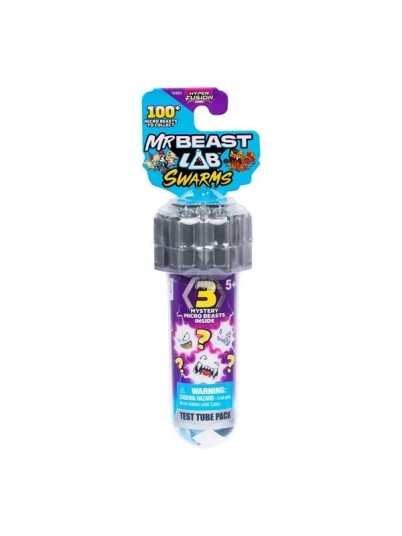 MrBeast Lab Swarms Fusion Figur 3-pack med unike samleobjekter