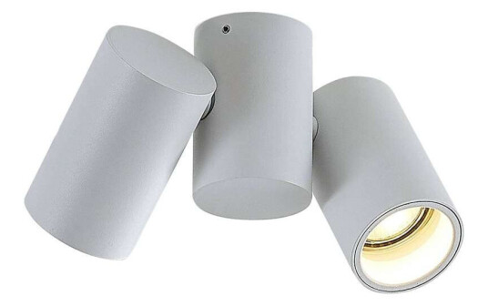 Arcchio Taklampe Gesina, 2 lyskilder, hvit