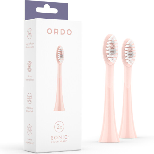Børstehoder til Ordo Sonic + Elektrisk tannbørste 2 pcs. Rose Gold