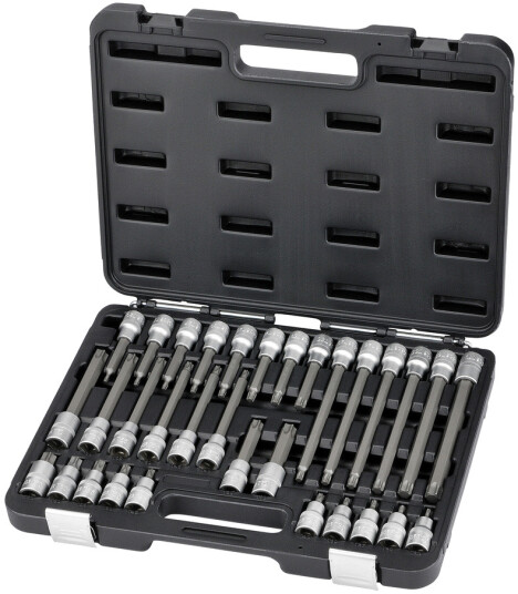 Bitspipesett 1/2 Torx Lang & Kort - 32 deler